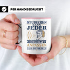 Hörakustiker Tasse Studieren kann jeder Hörgeräte anpassen n – Rosa [farbe:rosa]