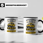 Taxifahrer Tasse Studieren kann jeder Taxi fahren nur die Be – Schwarz [farbe:schwarz]