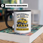 Taxifahrer Tasse Studieren kann jeder Taxi fahren nur die Be – Schwarz [farbe:schwarz]