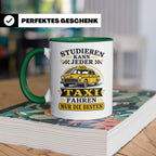 Taxifahrer Tasse Studieren kann jeder Taxi fahren nur die Be – Grün [farbe:grün]