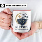 Kintsugi Tasse Kintsugi ist meine Therapie - Geschenk für Ku – Rot [farbe:rot]