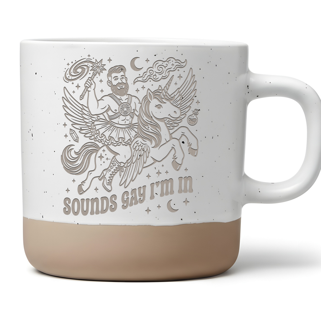 Tasse LGBTQ Geschenk Sounds Gay I'm In Einhorn Tasse Lustiges Geschenk Schwul Pride Geschenk Gay Pride Accessoire Lustige Tasse Regenbogen