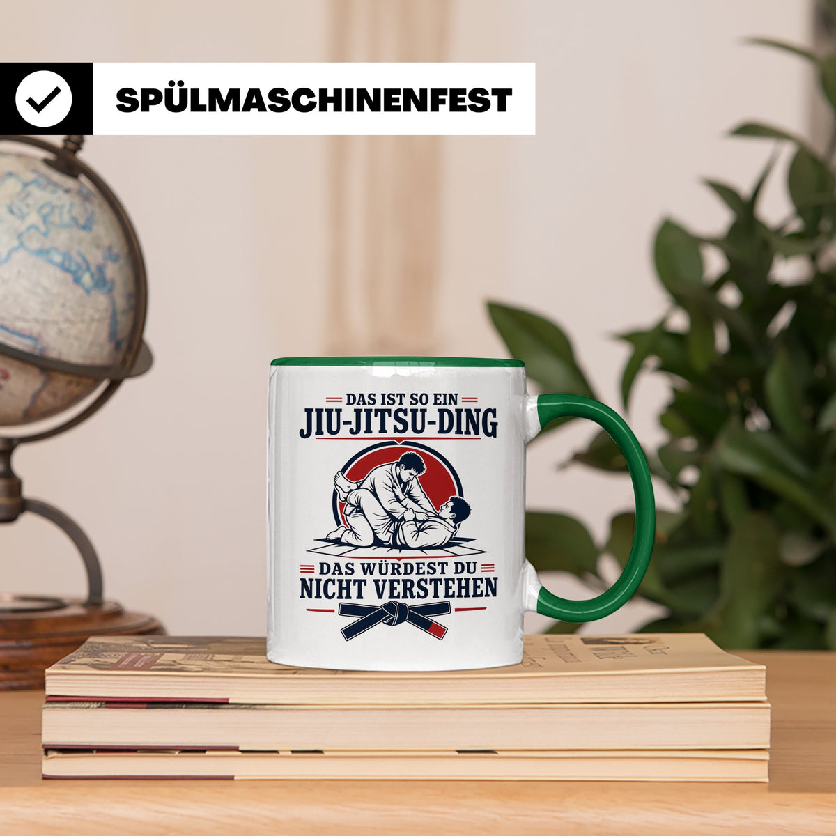 Jiu Jitsu Tasse Das ist so ein Jiu Jitsu Ding das würdest du – Grün [farbe:grün]