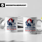 Aikido Opa Tasse Wie ein normaler Opa nur viel cooler - Gesc – Weiß [farbe:weiß]