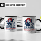 Aikido Opa Tasse Wie ein normaler Opa nur viel cooler - Gesc – Schwarz [farbe:schwarz]