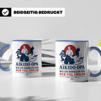 Aikido Opa Tasse Wie ein normaler Opa nur viel cooler - Gesc – Blau [farbe:blau]