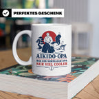 Aikido Opa Tasse Wie ein normaler Opa nur viel cooler - Gesc – Weiß [farbe:weiß]