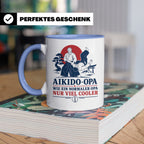 Aikido Opa Tasse Wie ein normaler Opa nur viel cooler - Gesc – Blau [farbe:blau]