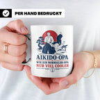 Aikido Opa Tasse Wie ein normaler Opa nur viel cooler - Gesc – Weiß [farbe:weiß]
