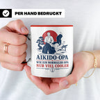 Aikido Opa Tasse Wie ein normaler Opa nur viel cooler - Gesc – Rot [farbe:rot]