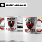 Krav Maga Tasse Studieren kann jeder Krav Maga nur die Beste – Rot [farbe:rot]