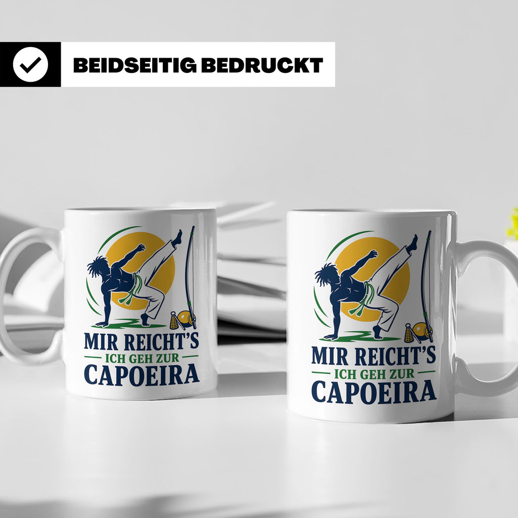 Capoeira Tasse Mir reichts ich geh zur Capoeira - Geschenk f – Weiß [farbe:weiß]