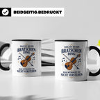 Bratsche Tasse Das ist so ein Bratschen Ding das würdest du  – Schwarz [farbe:schwarz]
