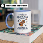 Bratsche Tasse Das ist so ein Bratschen Ding das würdest du  – Blau [farbe:blau]
