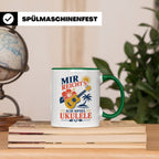 Ukulele Tasse Mir reichts ich spiel Ukulele - Geschenk für M – Grün [farbe:grün]
