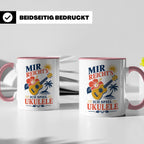 Ukulele Tasse Mir reichts ich spiel Ukulele - Geschenk für M – Rosa [farbe:rosa]