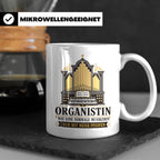 Organistin Tasse Wie eine normale Musikerin nur mit mehr Pfe – Weiß [farbe:weiß]