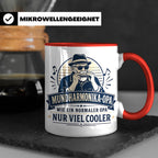 Mundharmonika Opa Tasse Wie ein normaler Opa nur viel cooler – Rot [farbe:rot]