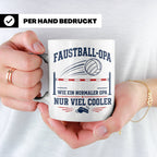 Faustball Opa Tasse Wie ein normaler Opa nur viel cooler - G – Weiß [farbe:weiß]
