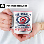 Curling Papa Tasse Wie ein normaler Papa nur viel cooler - G – Rosa [farbe:rosa]