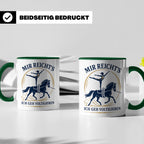Voltigieren Tasse Mir reichts ich geh voltigieren - Geschenk – Grün [farbe:grün]