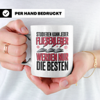 Fliesenleger Tasse - Studium? Top Handwerker Geschenkidee! F – Weiß [farbe:weiß]