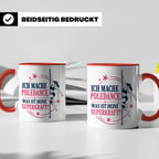Poledance Tasse Ich mache Poledance was ist deine Superkraft – Rot [farbe:rot]