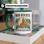 Haflinger Tasse Mir reichts ich geh zu meinem Haflinger - Ge – Grün [farbe:grün]