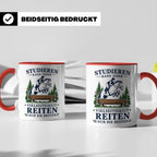 Vielseitigkeit Tasse Studieren kann jeder Vielseitigkeit rei – Rot [farbe:rot]