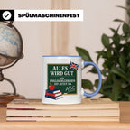 Englischlehrerin Tasse Alles wird gut die Englischlehrerin i – Blau [farbe:blau]