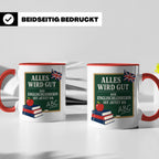 Englischlehrerin Tasse Alles wird gut die Englischlehrerin i – Rot [farbe:rot]