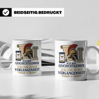 Geschichtslehrer Tasse Ich lebe in der Vergangenheit - Lusti – Weiß [farbe:weiß]