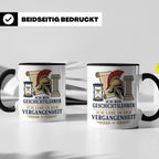 Geschichtslehrer Tasse Ich lebe in der Vergangenheit - Lusti – Schwarz [farbe:schwarz]