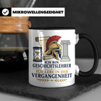 Geschichtslehrer Tasse Ich lebe in der Vergangenheit - Lusti – Schwarz [farbe:schwarz]