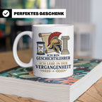 Geschichtslehrer Tasse Ich lebe in der Vergangenheit - Lusti – Weiß [farbe:weiß]
