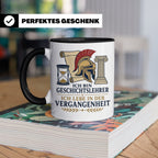 Geschichtslehrer Tasse Ich lebe in der Vergangenheit - Lusti – Schwarz [farbe:schwarz]