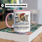 Geschichtslehrer Tasse Ich lebe in der Vergangenheit - Lusti – Rosa [farbe:rosa]