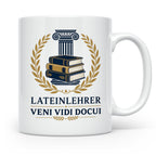Lateinlehrer Tasse Veni Vidi Docui - Lustiges Geschenk für L – Weiß [farbe:weiß]