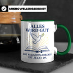 Religionslehrerin Tasse Alles wird gut die Religionslehrerin – Grün [farbe:grün]