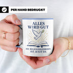 Religionslehrerin Tasse Alles wird gut die Religionslehrerin – Blau [farbe:blau]