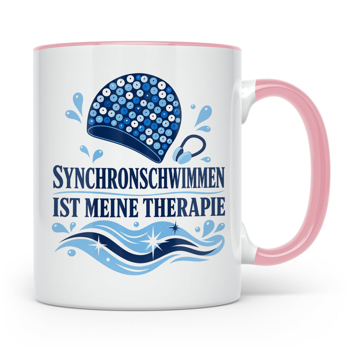 Synchronschwimmen Tasse Synchronschwimmen ist meine Therapie – Rosa [farbe:rosa]