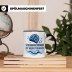 Synchronschwimmen Tasse Synchronschwimmen ist meine Therapie – Schwarz [farbe:schwarz]