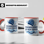 Synchronschwimmen Tasse Synchronschwimmen ist meine Therapie – Rot [farbe:rot]