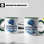 Synchronschwimmen Tasse Synchronschwimmen ist meine Therapie – Grün [farbe:grün]