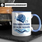 Synchronschwimmen Tasse Synchronschwimmen ist meine Therapie – Blau [farbe:blau]