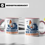 Windsurfen Tasse Mir reichts ich geh windsurfen - Geschenk f – Rosa [farbe:rosa]