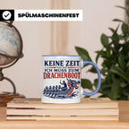 Drachenboot Tasse Keine Zeit ich muss zum Drachenboot - Gesc – Blau [farbe:blau]