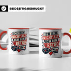 Retro Gamer Tasse Ich bin nicht alt ich bin Retro - Geschenk – Rot [farbe:rot]