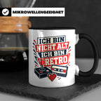 Retro Gamer Tasse Ich bin nicht alt ich bin Retro - Geschenk – Schwarz [farbe:schwarz]