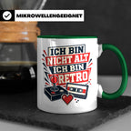Retro Gamer Tasse Ich bin nicht alt ich bin Retro - Geschenk – Grün [farbe:grün]